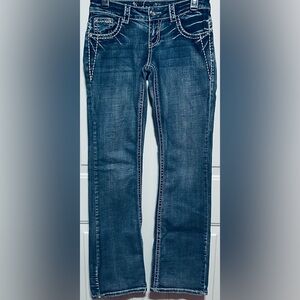 🌟🌟EUC🌟🌟 ROSE BOOT CUT SIZE 26/34 Classic Woman’s Blue Jeans